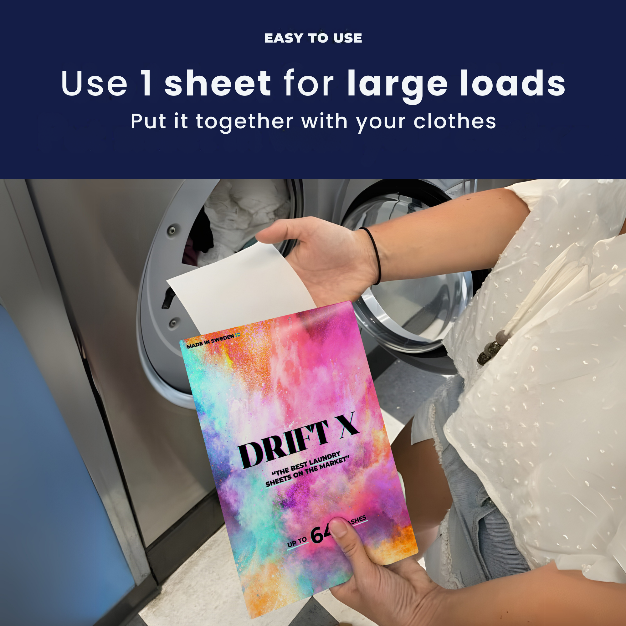 Drift X™ - Eco-Laundry Sheets (64 washes)